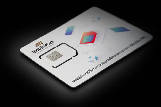 mobileware single sim card